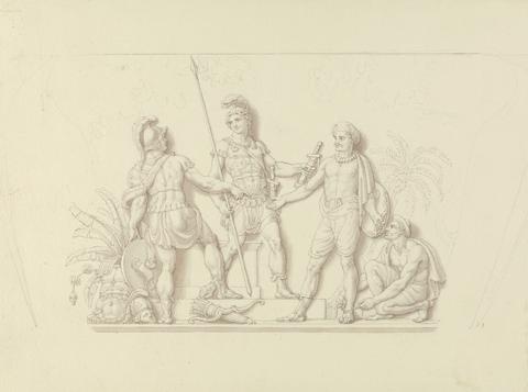 Edward Francis Burney Putting Arms in Hands of the Indians