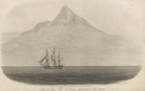 James Baily Peak of Fogo Cape de Verde Island from the S.S.E.