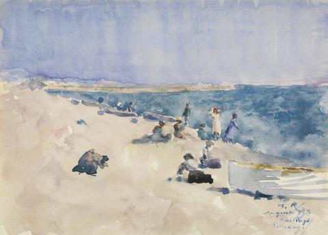 Theodore Casimir Roussel Hastings Beach in August