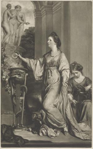 Edward Fisher Lady Sarah Bunbury Sacrificing to the Graces