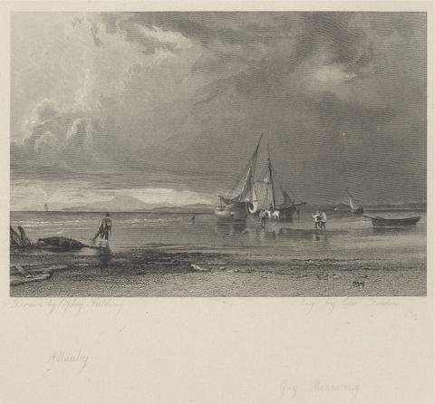 Edward Francis Finden Solway Firth from Allonby, Cumberland