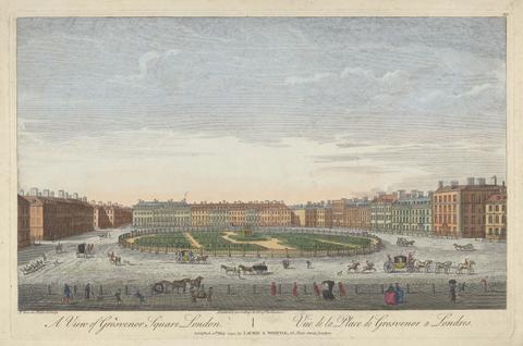 Thomas Bowles A View of Grosvenor Square, London