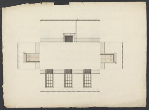 James Wyatt Cobham Hall, Kent: Section of a Room