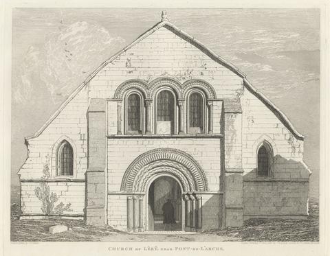 John Sell Cotman Church of L'Ery, near Pont-de-l'Arche