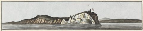 John Thomas Serres The Needles Bearing East (one of five drawings on one mount)