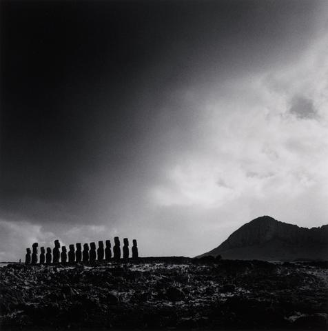 Michael Kenna Moai, Study 20, Ahu Tongariki, Easter Island #5/45