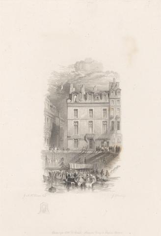 John Horsburgh Napoleon's Logemont, Quai Conti