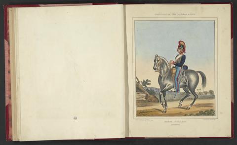Costumes of the Madras Army / drawn and colored by W. Hunsley.
