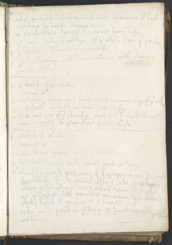 Alexander Cozens Page 4, Notes on Methods of Drawing