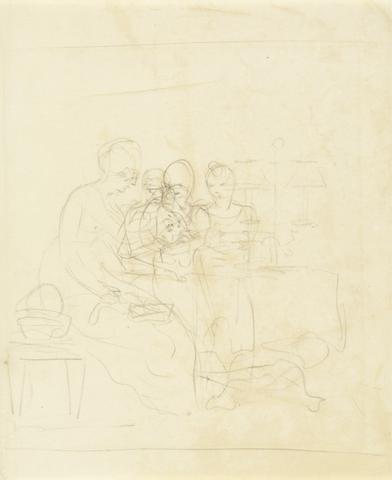 Benjamin West Sketch for a Family Group