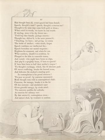 William Blake Plate 20 (page 35): 'Teaching, we learn; and giving, we retain'