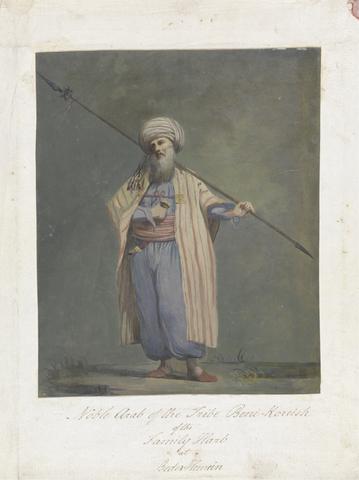 James Bruce Noble Arab of the Tribe Beni-Koreish of the Family Harb at Beder-Hunein