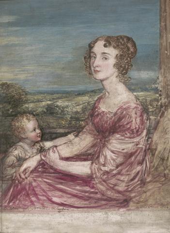 John Linnell Mrs. William Wilberforce and Child