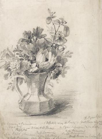 John Constable Flowers in a Pitcher