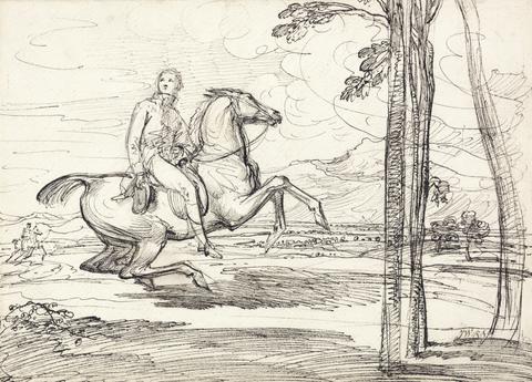 James Ward A Horseman in a Landscape