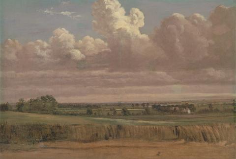 Lionel Constable Landscape with Wheatfield