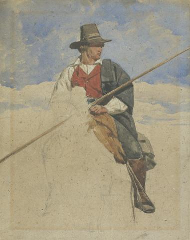 Richard Dadd A Seated Figure on Horseback