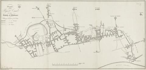 unknown artist Plan of the Regent's Canal in the County of Middlesex