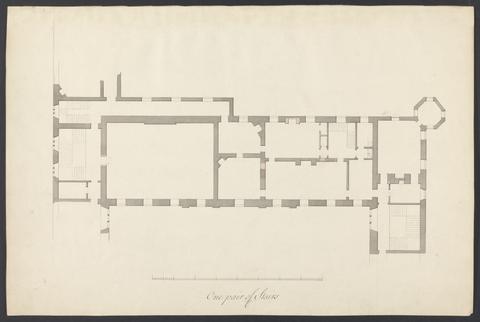 James Wyatt Cobham Hall, Kent: Plan of Staircase