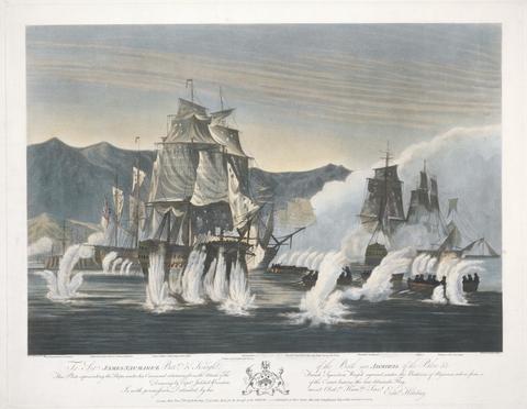 Joseph Constantine Stadler Saumerez' Action off Algeciras and Gibraltar, 6th and 12th July 1801