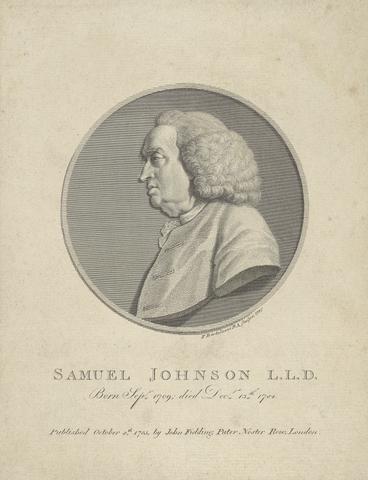 Francesco Bartolozzi RA Samuel Johnson