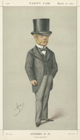 Carlo Pellegrini Politicians - Vanity Fair. 'A nice little fellow.' The Hon. Gerard James Noel'. 18 March 1871