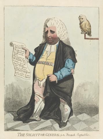 Isaac Cruikshank The Solicitor General for the French Republic