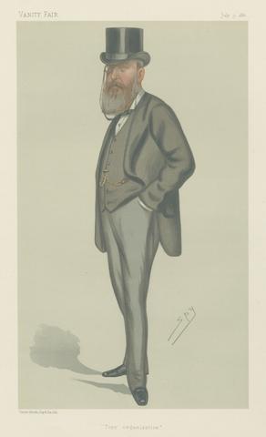 Leslie Matthew 'Spy' Ward Politicians - Vanity Fair - 'Tory organization'. Mr. John Eldon Gorst. July 31, 1880