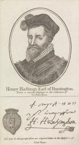 unknown artist Henry Hastings, Earl of Huntingdon