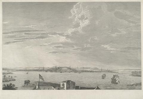Scenographia Americana: Untitled view (perhaps of Boston?)