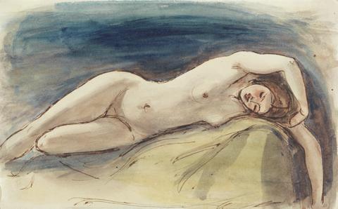William Edward Frost Reclining Female Nude