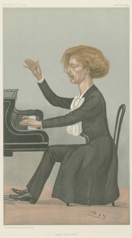 Leslie Matthew 'Spy' Ward Vanity Fair: Musicians; 'Easy Execution', Ignace Ian Paderewski, December 28, 1899