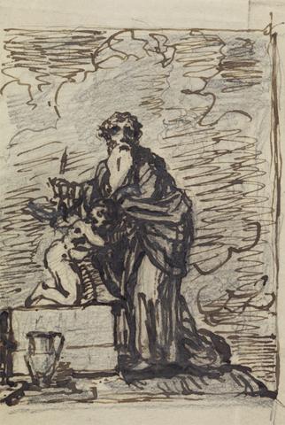 Robert Smirke Study of Abraham Being Tested by God