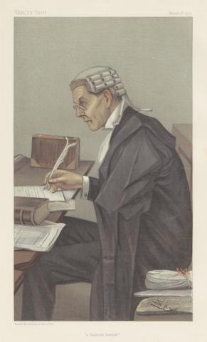 Leslie Matthew 'Spy' Ward Vanity Fair: Legal; 'A Radical Lawyer', Mr. John Walton, March 6, 1902