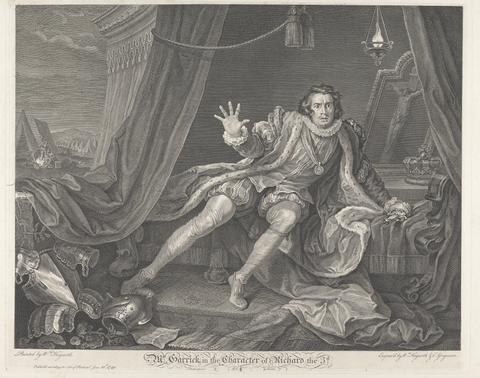 William Hogarth Mr. Garrick in the Character of Richard III