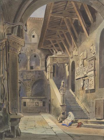 Thomas Hartley Cromek Court of the Bargello, Florence