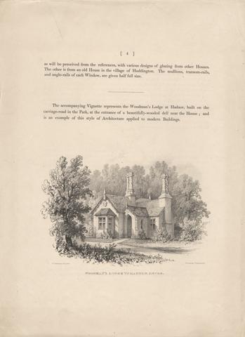 unknown artist Woodman's Lodge to Hadzor House (reproduction)