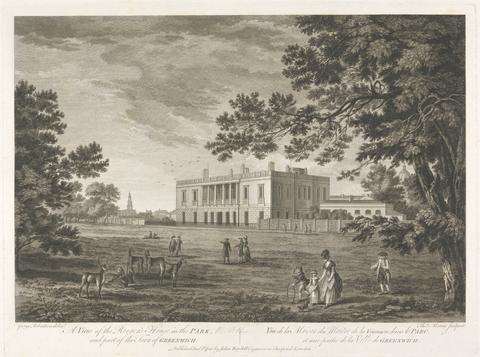 Thomas Morris A View of the Ranger's House in the Park and of the Town of Greenwich