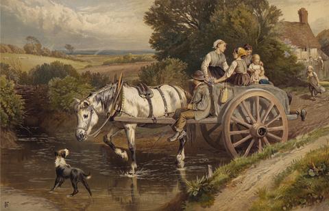 George Rowney Crossing the Brook