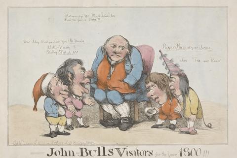 unknown artist John Bulls Visitors for the Year 1800