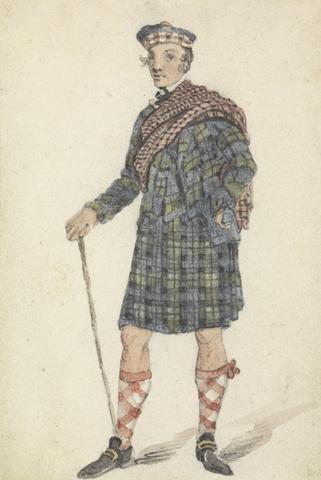 George Walker Uncle George in the Dress of a Highland Herdsman