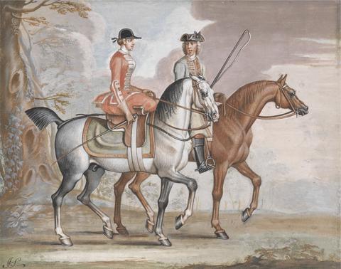 James Seymour A Lady and a Gentleman Riding Out
