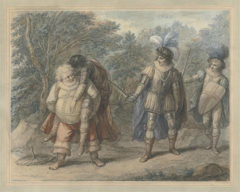 Falstaff Carrying Dead Hotspur
