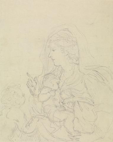 Edward Francis Burney Madonna and Child