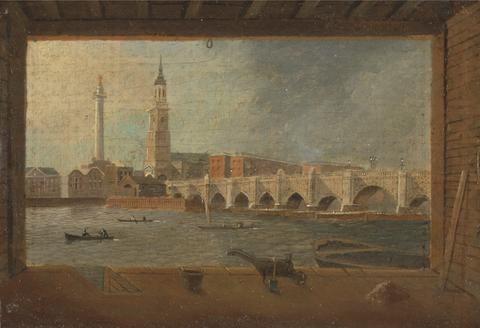 Daniel Turner A View of London Bridge