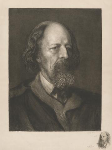 Sir Hubert von Herkomer Alfred, Lord Tennyson