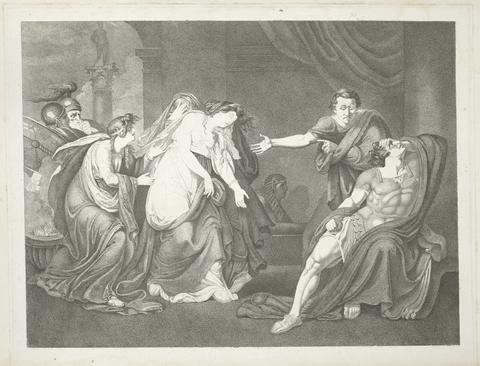 Johann G. Facius Antony and Cleopatra, Act III, Scene IX, The Palace in Alexandria . . .