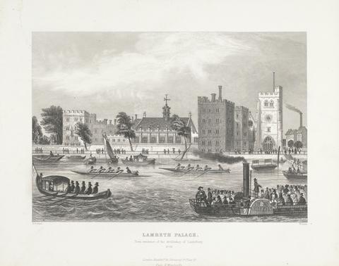Lambeth Palace. Town Residence of the Archbishop of Canterbury