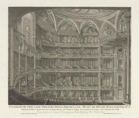 unknown artist Interior of the Late Theatre Royal, Drury Lane