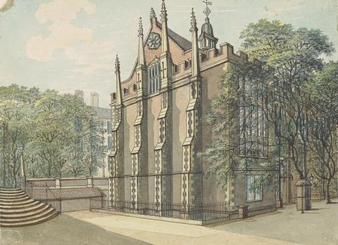 Samuel Ireland Southwest View of Middle Temple